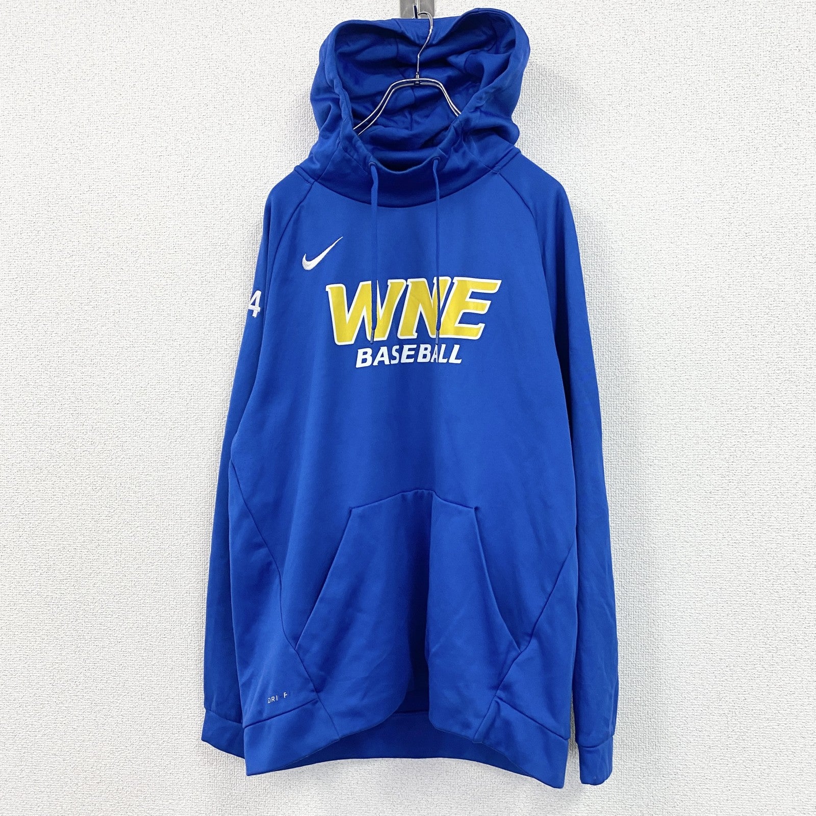 NIKE　ナイキ　DRI-FIT　スウェットパーカー/フーディー　青　Lサイズ