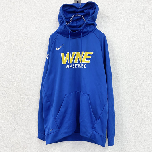 NIKE　ナイキ　DRI-FIT　スウェットパーカー/フーディー　青　Lサイズ