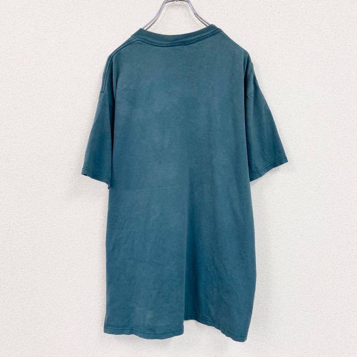 ～90s　JERZEES　ジャージーズ　半袖プリントTシャツ　ヴィンテージ　緑　グリーン　XLサイズ