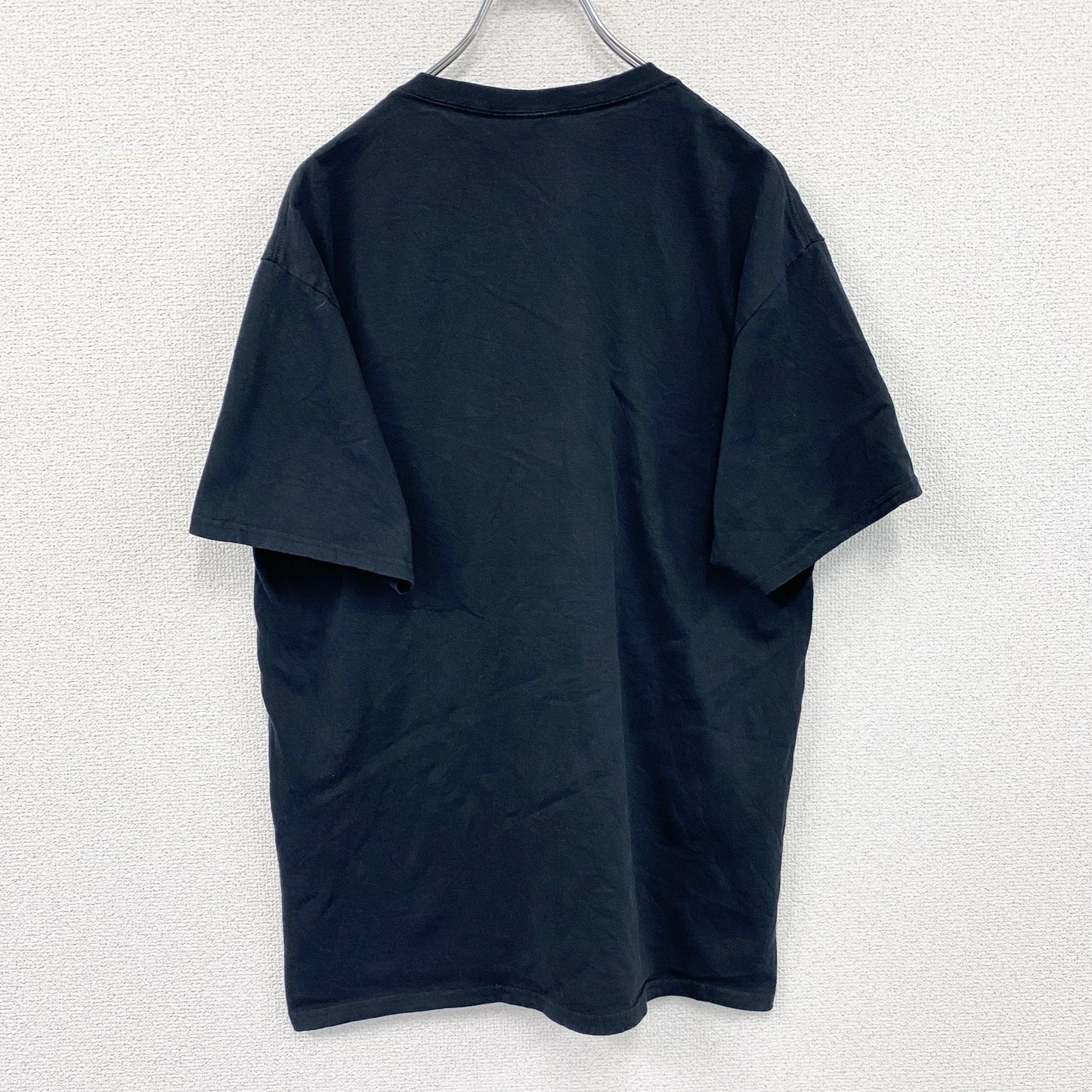 00s～　JERZEES　ジャージーズ　半袖Tシャツ　カレッジプリント　ヴィンテージ　黒　ブラック　Lサイズ