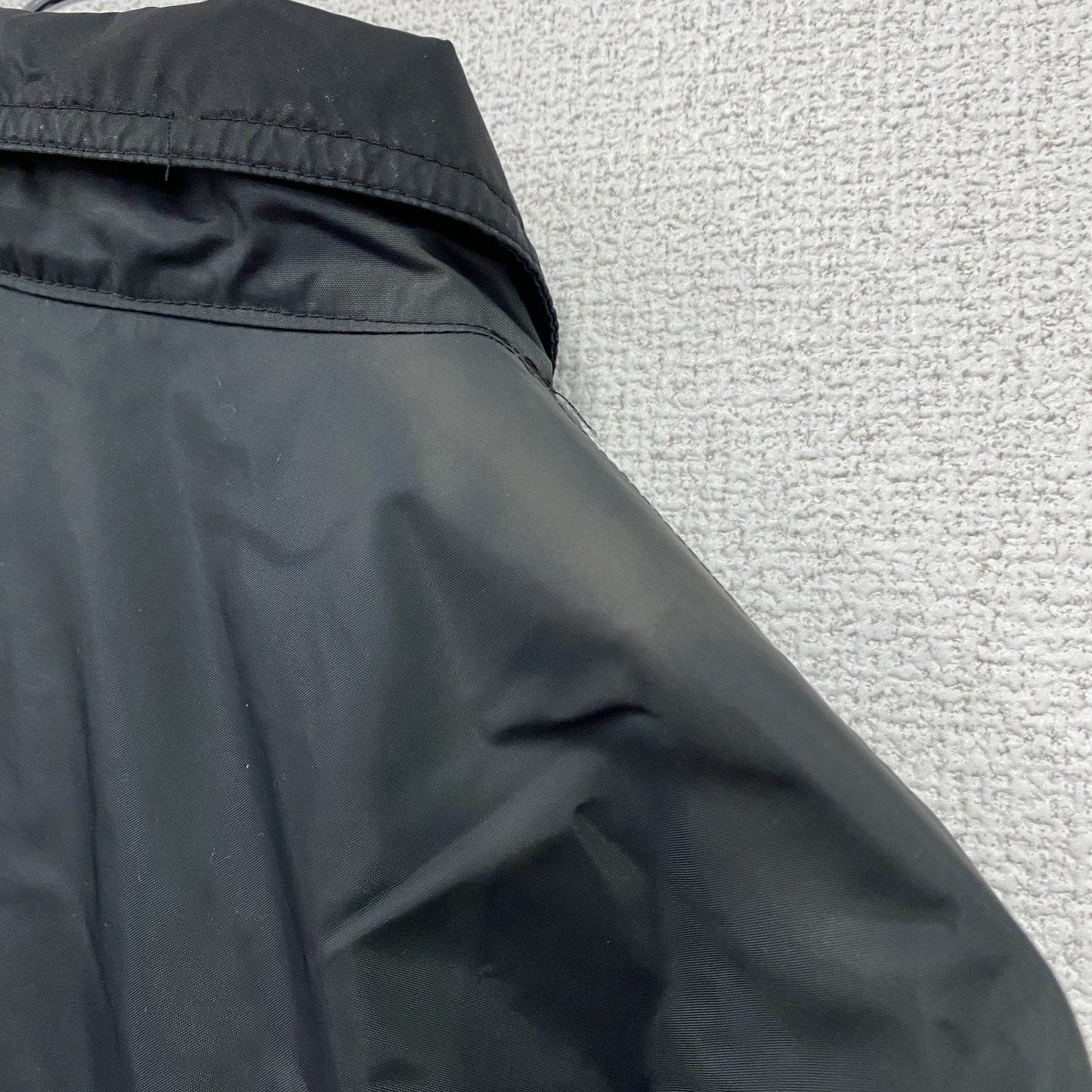 90s　Reebok　リーボック　コーチジャケット　ヴィンテージ　黒　ブラック　Lサイズ