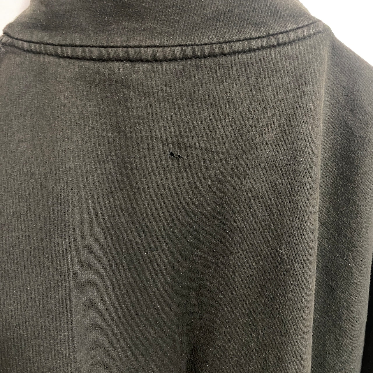 古着 used　AWDis　長袖フルジップスウェット　トレーナー　ハイネック　ワンポイント刺　ビッグシルエット　XLサイズ