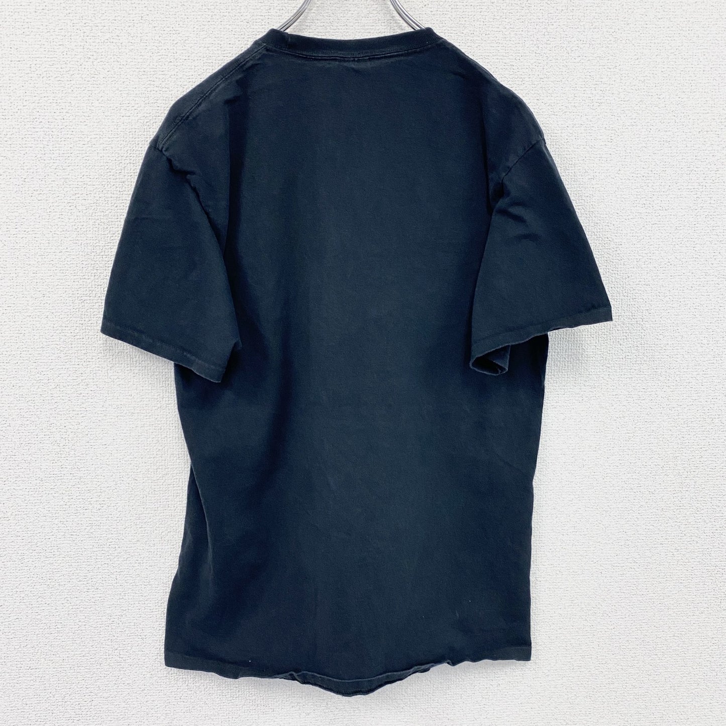 PORT＆COMPANY　半袖プリントメッセージTシャツ　S.W.A.T　英字プリント 　黒　ブラック　Mサイズ