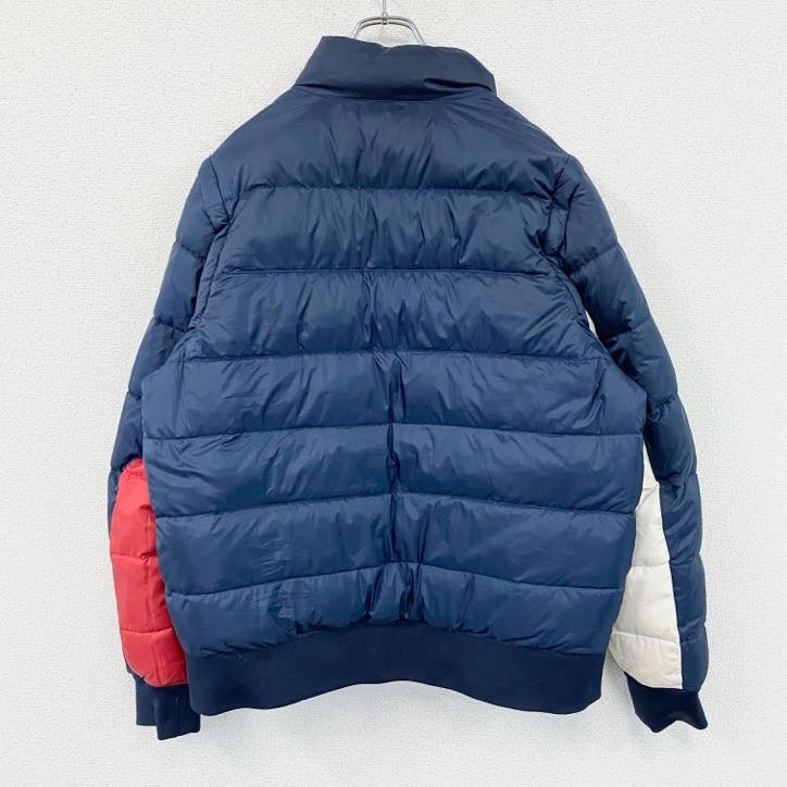 TOMMY HILFIGER　トミーヒルフィガー　リバーシブルダウンジャケット　ダウン85％　紺　ネイビー　XLサイズ