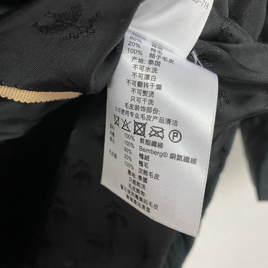 ～00s　Brooks Brothers　ブルックスブラザーズ　ダウンコート　三角タグ　ヴィンテージ　ダウン80％　黒　ブラック　XSサイズ