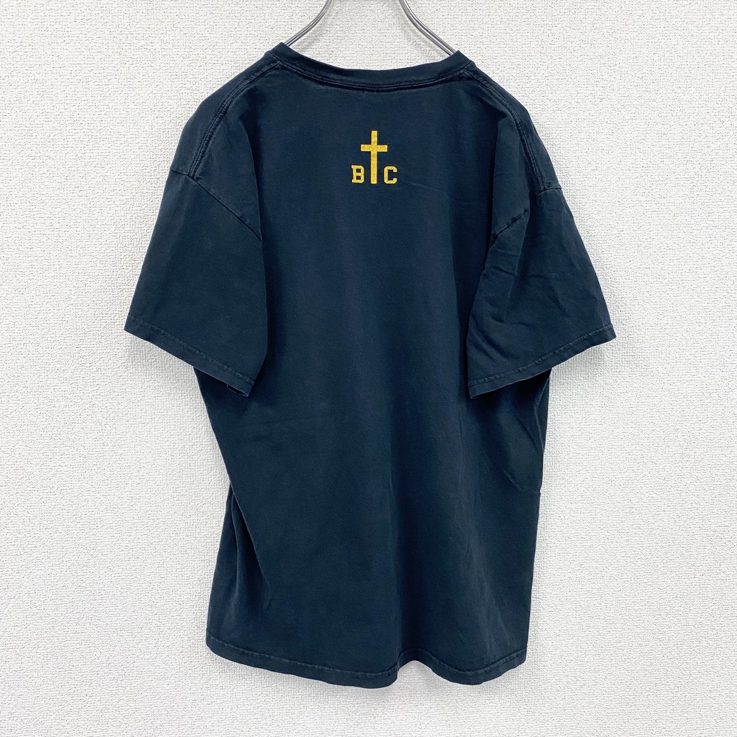 00s　GILDAN　ギルダン　半袖プリントTシャツ　VIKING　ヴィンテージ　紺　ネイビー　Lサイズ