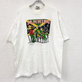 90s　BNK　ONE LOVE　レゲエ　半袖両面プリントTシャツ　ヴィンテージ　白　ホワイト　2XLサイズ