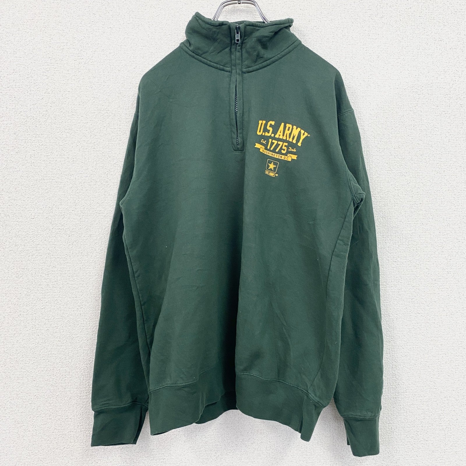 champion　チャンピオン　ハーフジップスウェット/トレーナー　緑　グリーン　Mサイズ