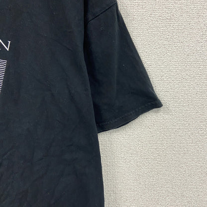 MEOW DIVISION　半袖プリントTシャツ　パロディT　JOY DIVISION　黒　ブラック　2XLサイズ