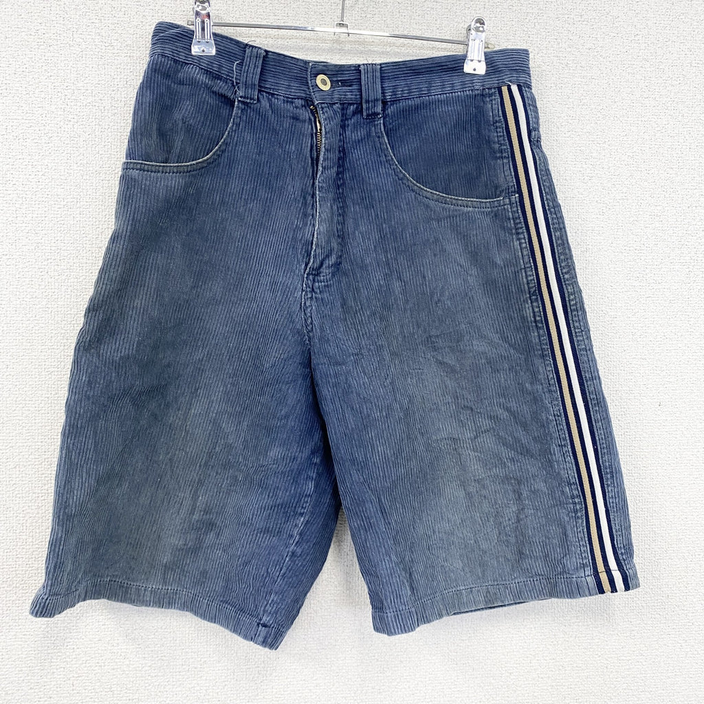 billabong　ビラボン　コーデュロイハーフパンツ/ショートパンツ　ジップフライ　青　ブルー　32サイズ