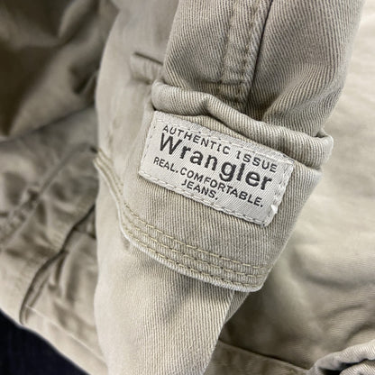 ～00s　Wrangler　ラングラー　カーゴパンツ　ジップフライ　フリースライナー　ヴィンテージ　ベージュ　W38サイズ