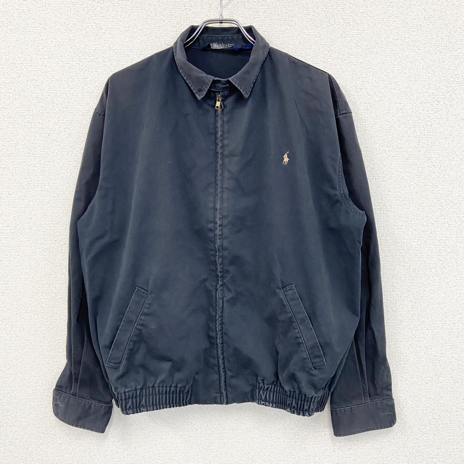90s　Polo by Ralph Lauren　ポロラルフローレン　ブルゾン/スイングトップ　ネイビー　Mサイズ