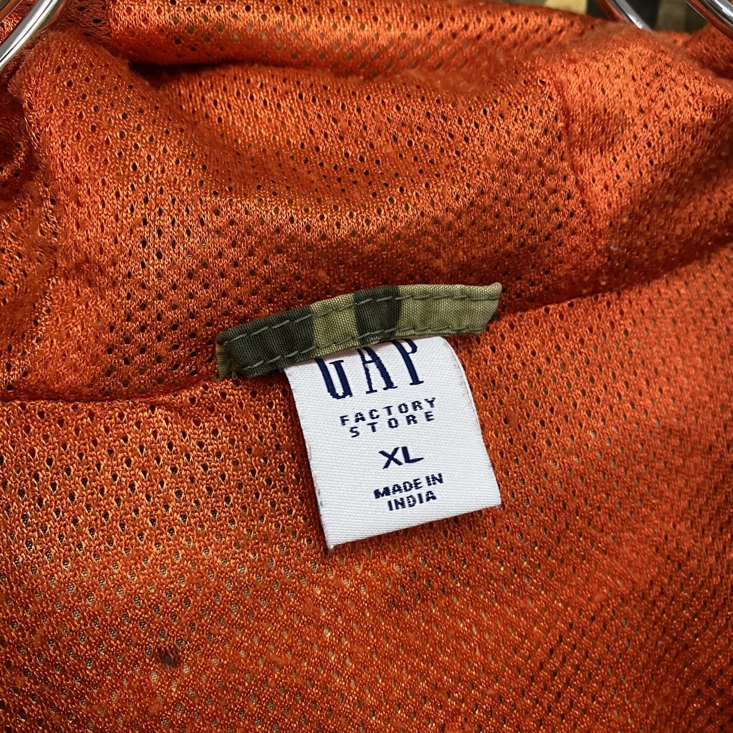 00s　OLD GAP　オールドギャップ　アノラックパーカー　迷彩柄　カモ柄　ヴィンテージ　XLサイズ