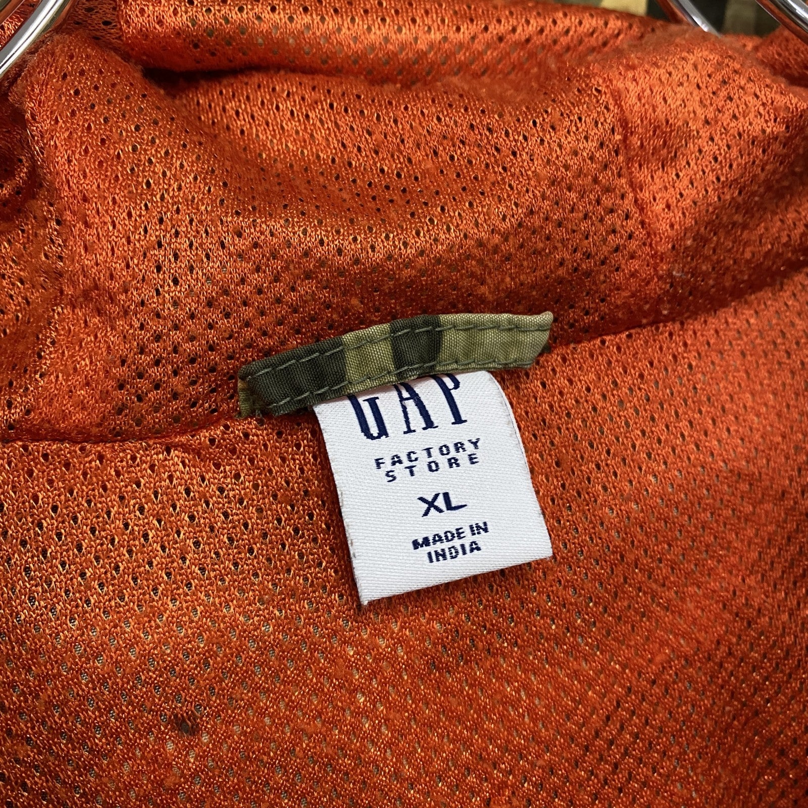 00s　OLD GAP　オールドギャップ　アノラックパーカー　迷彩柄　カモ柄　ヴィンテージ　XLサイズ
