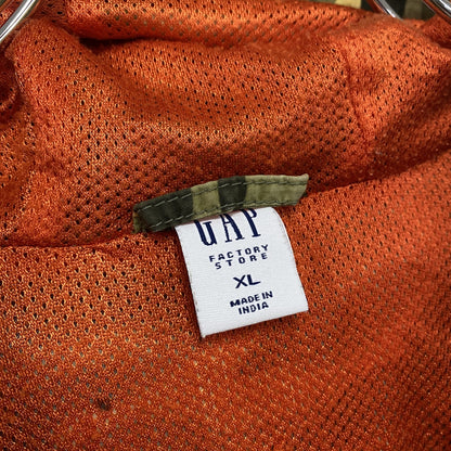 00s　OLD GAP　オールドギャップ　アノラックパーカー　迷彩柄　カモ柄　ヴィンテージ　XLサイズ