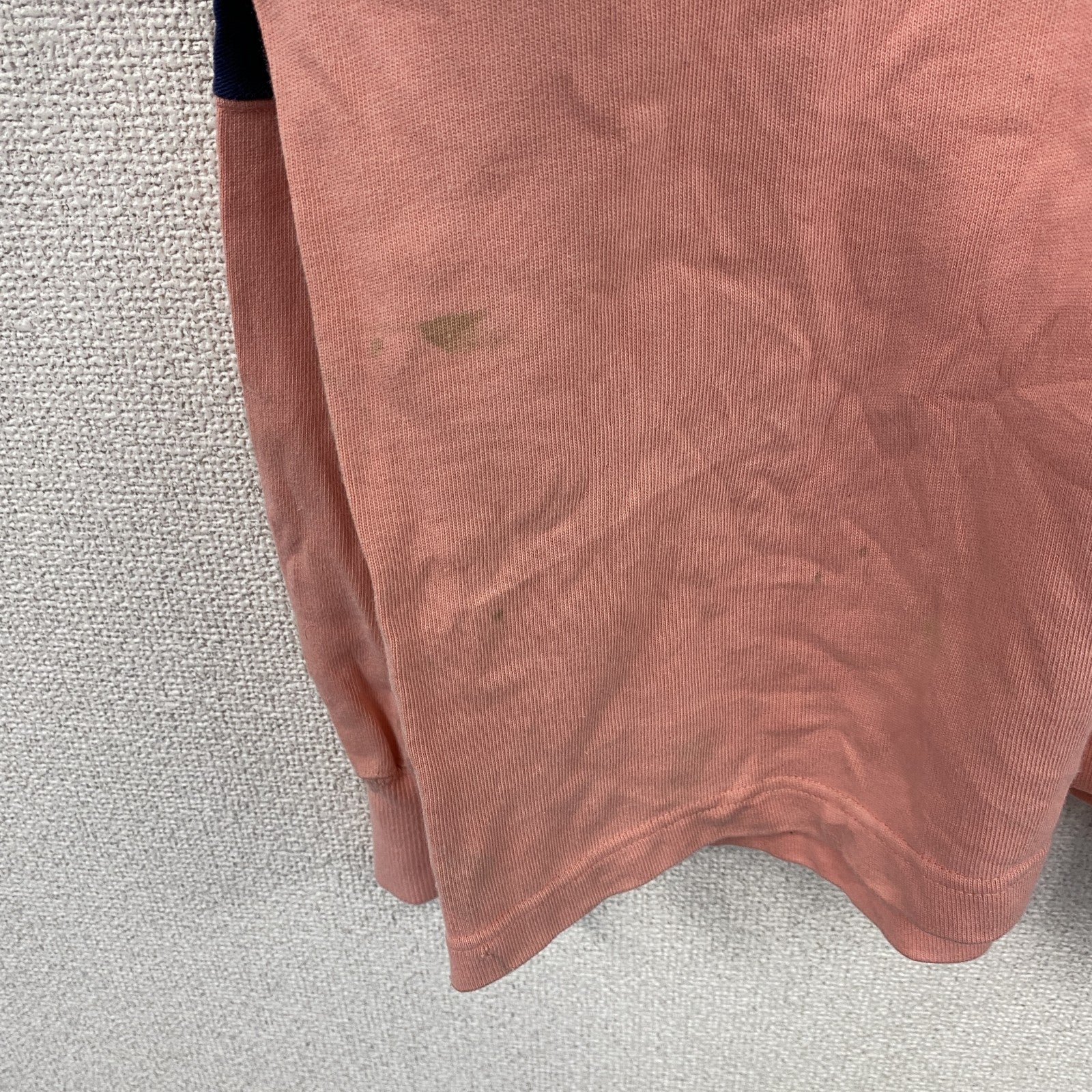 FRED PERRY　フレッドペリー　長袖ラガーシャツ　ピンク　40サイズ
