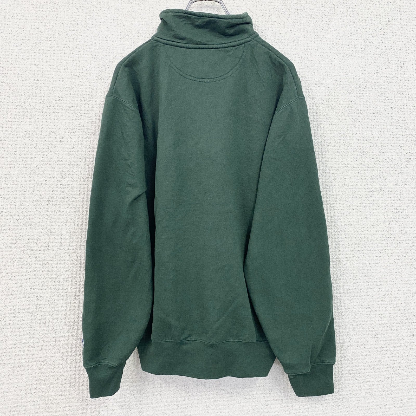 champion　チャンピオン　ハーフジップスウェット/トレーナー　緑　グリーン　Mサイズ