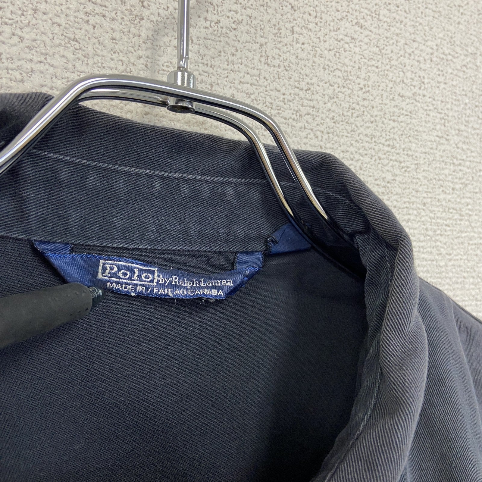 90s　Polo by Ralph Lauren　ポロラルフローレン　ブルゾン/スイングトップ　ネイビー　Mサイズ