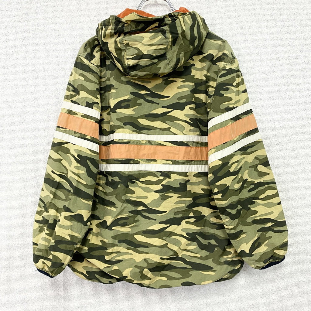 00s　OLD GAP　オールドギャップ　アノラックパーカー　迷彩柄　カモ柄　ヴィンテージ　XLサイズ