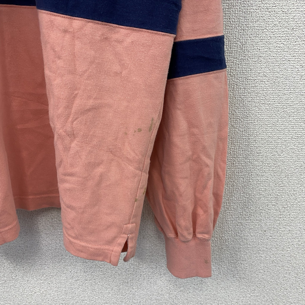 FRED PERRY　フレッドペリー　長袖ラガーシャツ　ピンク　40サイズ