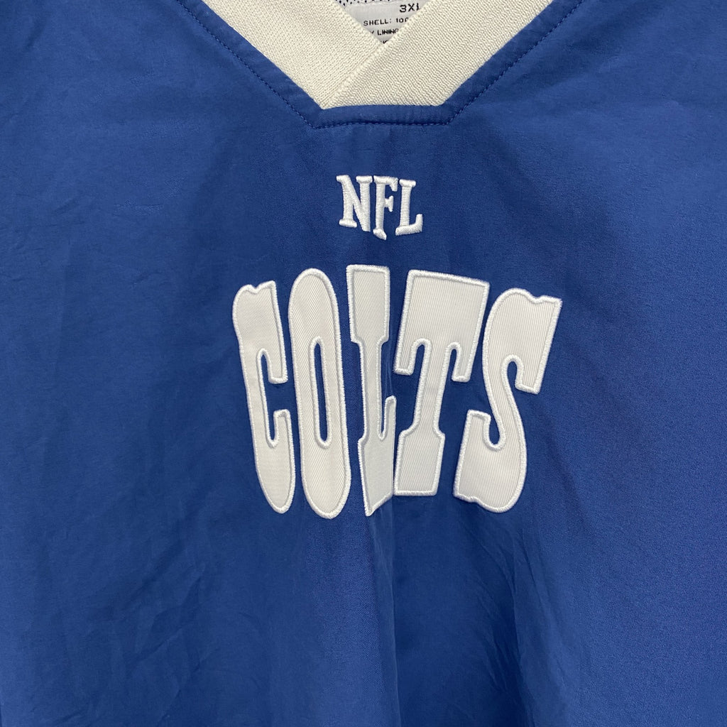 NFL　TEAM APPAREL　ナイロンジャケット　プルオーバー　青　3XLサイズ