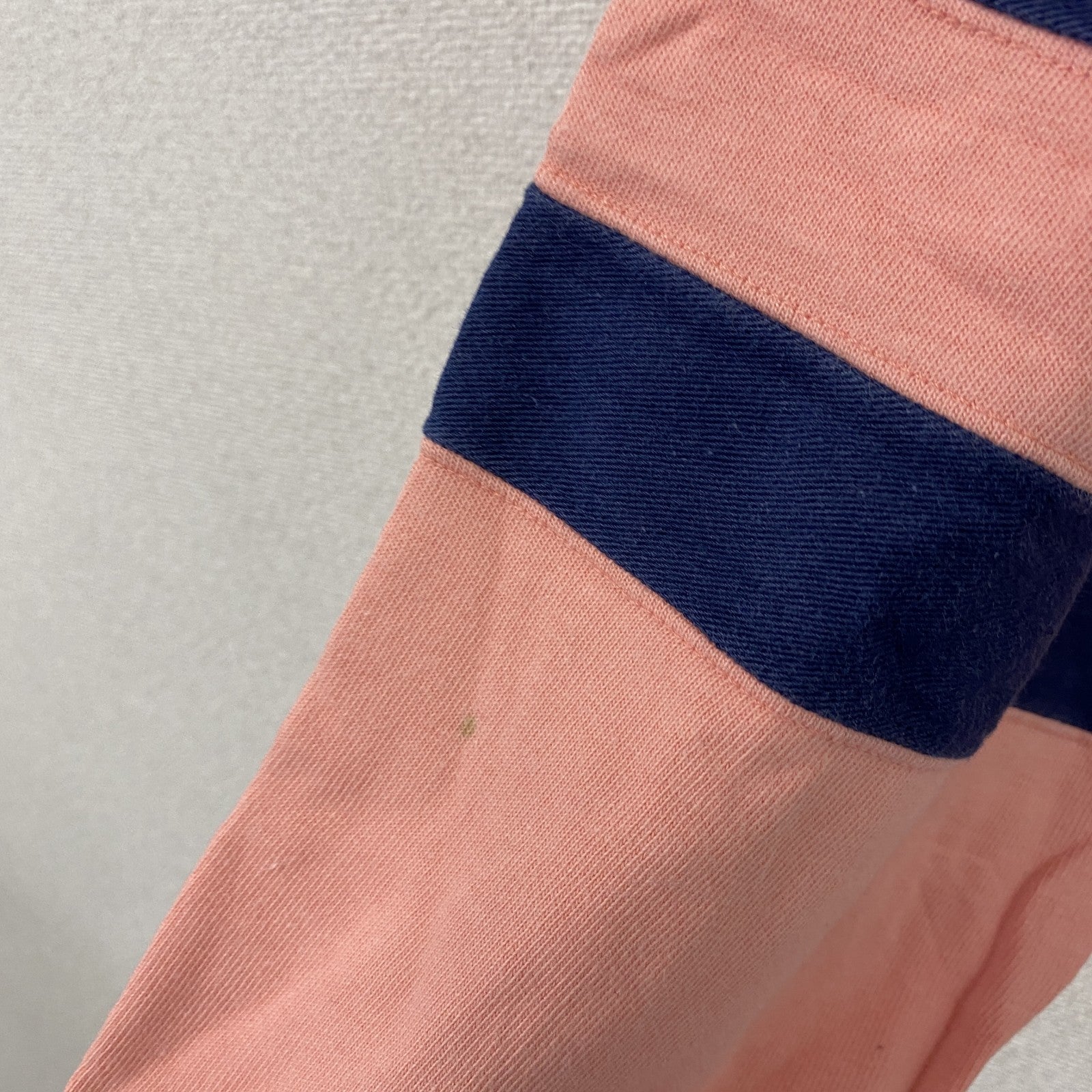 FRED PERRY　フレッドペリー　長袖ラガーシャツ　ピンク　40サイズ