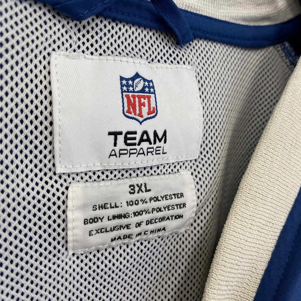 NFL　TEAM APPAREL　ナイロンジャケット　プルオーバー　青　3XLサイズ