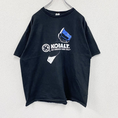 DELTA PRO WEIGHT　KOBALT　半袖プリントTシャツ　企業T　黒　ブラック　XLサイズ