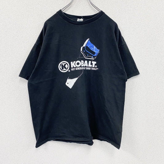 DELTA PRO WEIGHT　KOBALT　半袖プリントTシャツ　企業T　黒　ブラック　XLサイズ