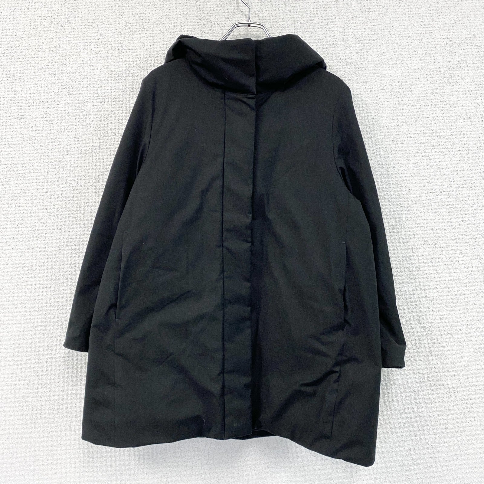 UNIQLO　ユニクロ　ハイブリッドダウンショートコート　黒　ブラック　Lサイズ