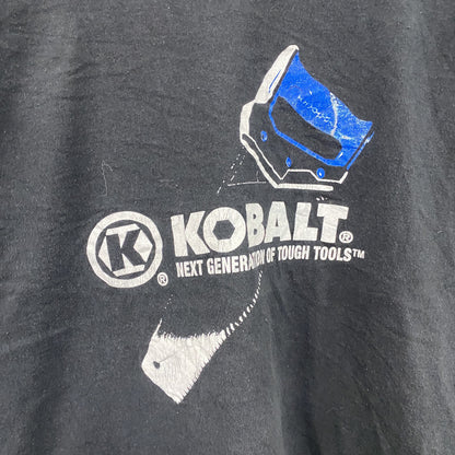 DELTA PRO WEIGHT　KOBALT　半袖プリントTシャツ　企業T　黒　ブラック　XLサイズ