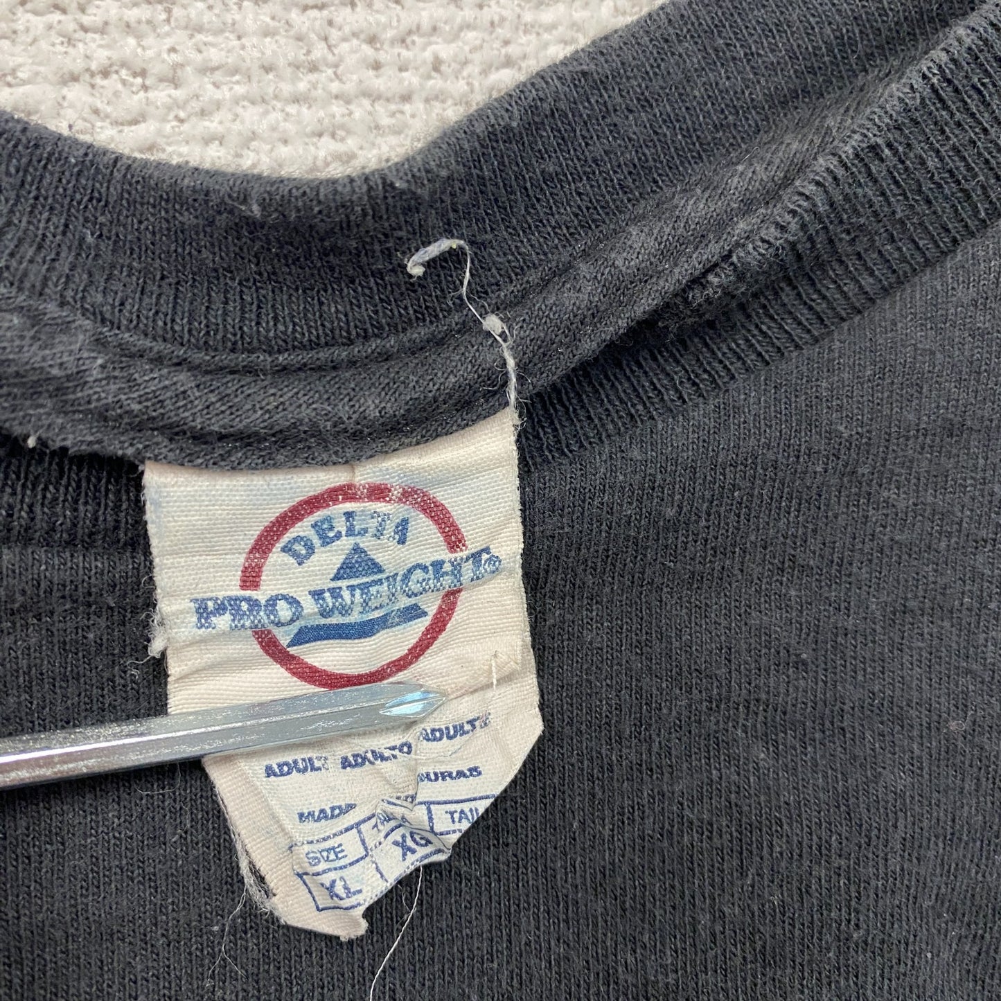 DELTA PRO WEIGHT　KOBALT　半袖プリントTシャツ　企業T　黒　ブラック　XLサイズ