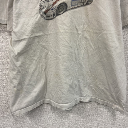 90s～　PORSCHE　ポルシェ 911 GT3 RSR　半袖プリントTシャツ　ヴィンテージ　白　ホワイト　