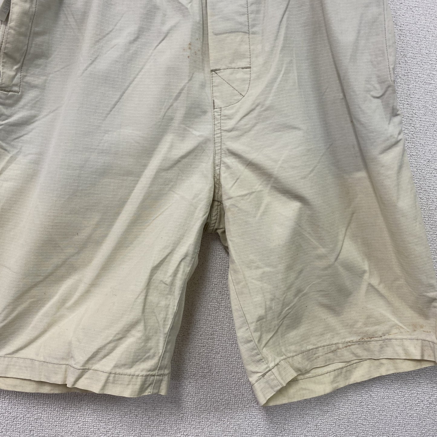 90s　OLD STUSSY　オールドステューシー　ハーフパンツ　ヴィンテージ　アイボリー