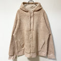 古着 used　C9 Champion チャンピオン　長袖フリースジャケット　フルジップパーカー　薄ピンク　Lサイズ