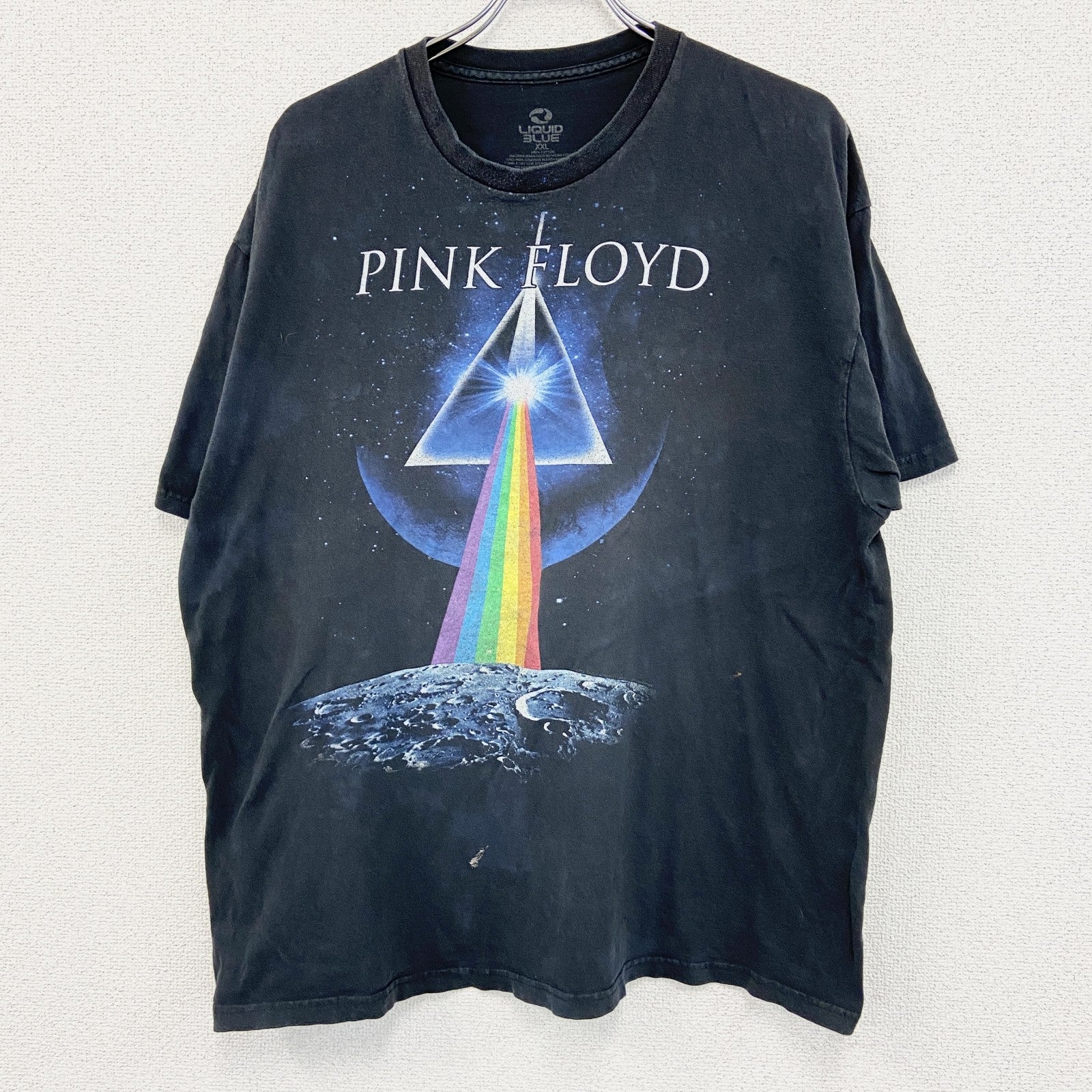 LIQUID BLUE　リキッドブルー　ピンクフロイド　半袖バンドプリントTシャツ　黒　ブラック　XXLサイズ