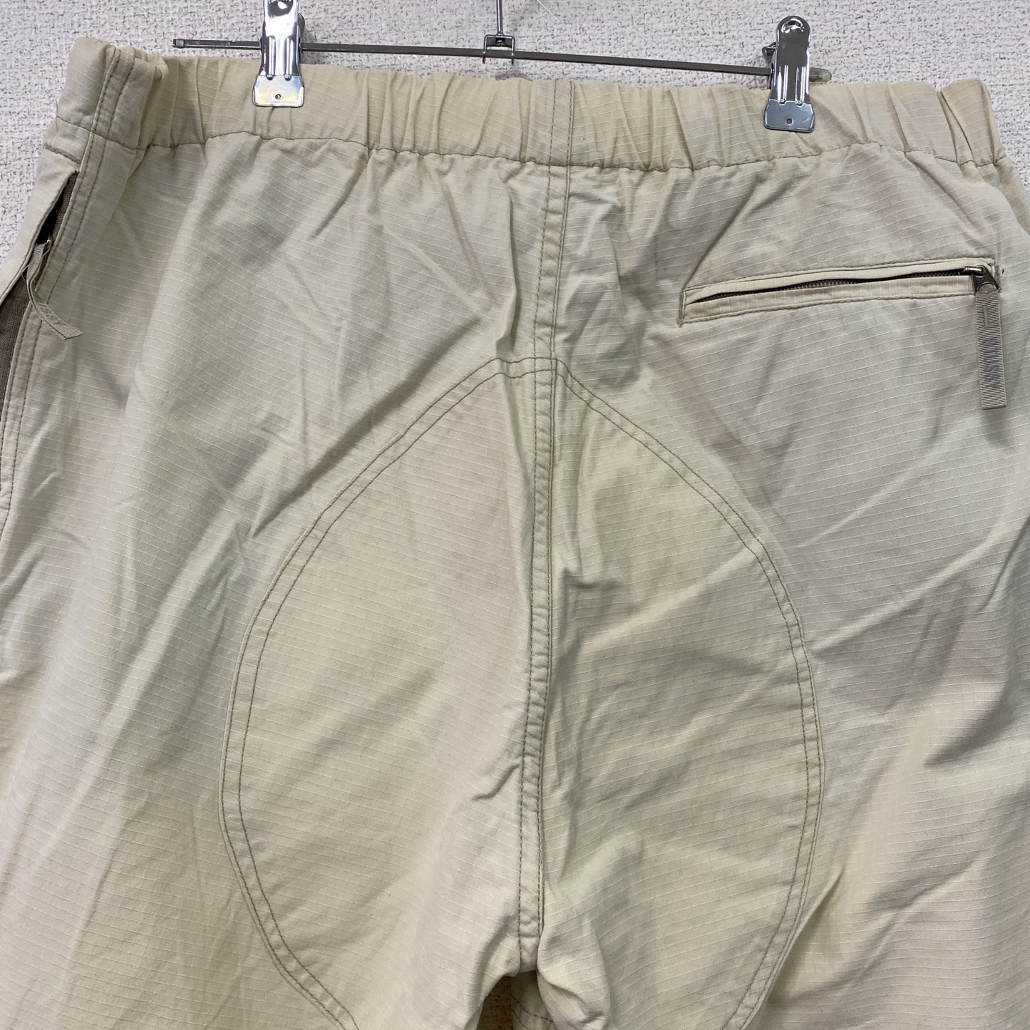 90s　OLD STUSSY　オールドステューシー　ハーフパンツ　ヴィンテージ　アイボリー