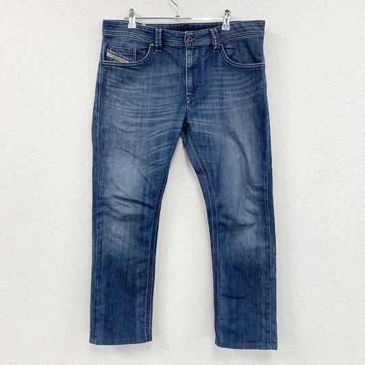 DIESEL　ディーゼル　デニムパンツ/ジーンズ　ジップフライ　鬼ヒゲ　縦落ち　インディゴ　W34サイズ
