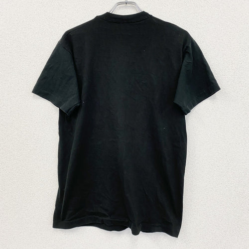 90s　半袖プリントTシャツ　ヴィンテージ　シングルステッチ　黒　ブラック　Lサイズ
