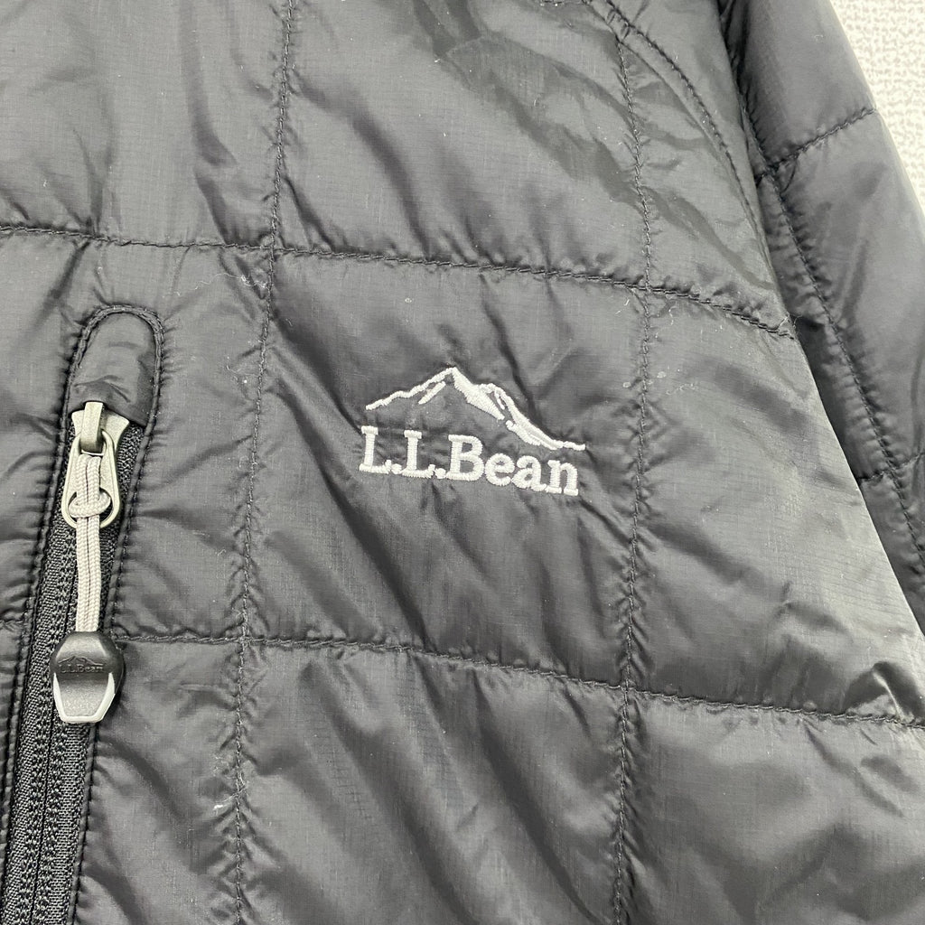 L.L.Bean　エルエルビーン　PRIMALOFT　プリマロフトパーカー　中綿ジャケット　キルティング　黒　ブラック　Lサイズ