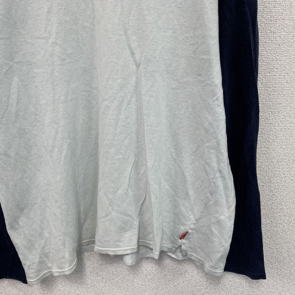 GOHEMP　ゴーヘンプ　長袖Tシャツ/ロンT　ラグラン　水色　ライトブルー　紺　ネイビー　Lサイズ