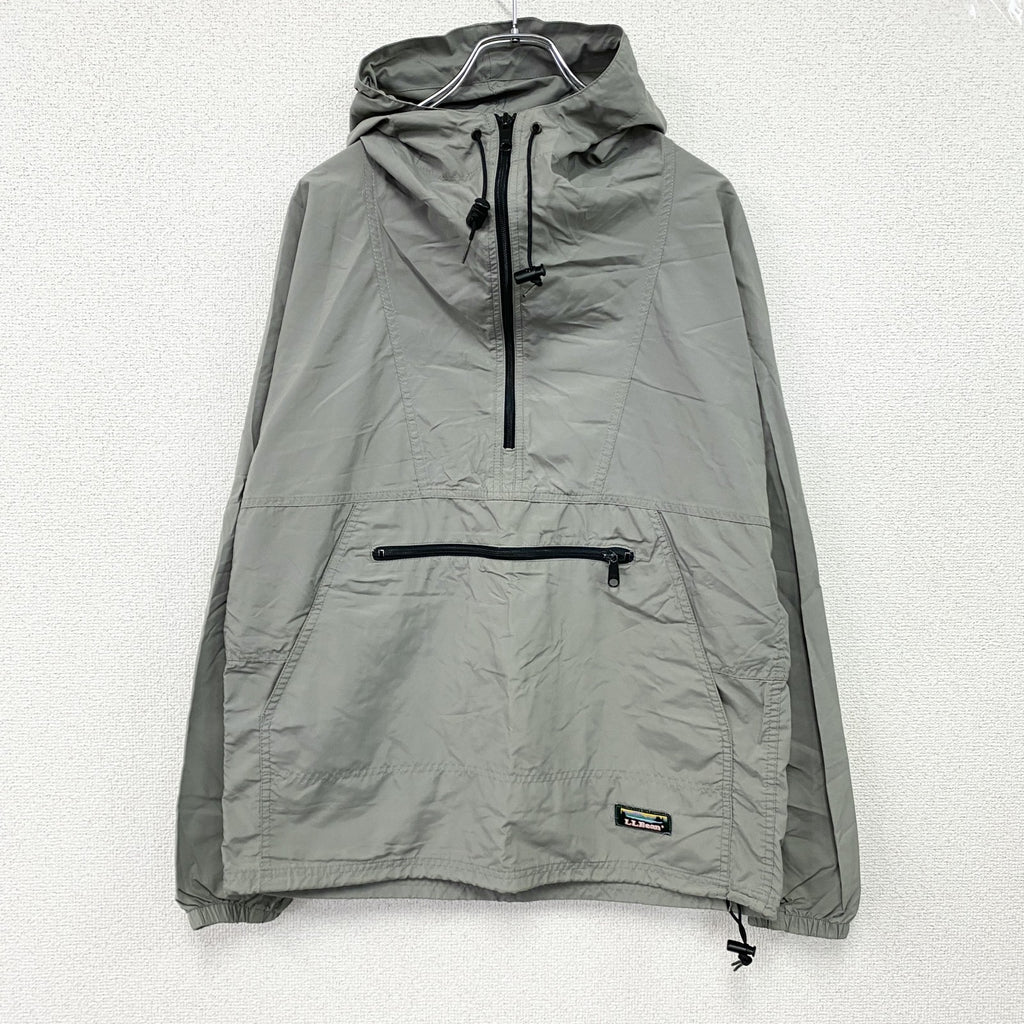 80s　L.L.Bean　エルエルビーン　アノラックパーカー　ヴィンテージ　灰色　グレー　Sサイズ