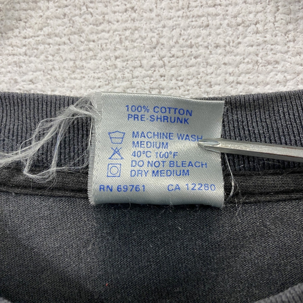 THE BROCKUM GROUP　METALLICA　メタリカ　半袖プリントTシャツ　バンドT　シングルステッチ　黒　ブラック　Lサイズ