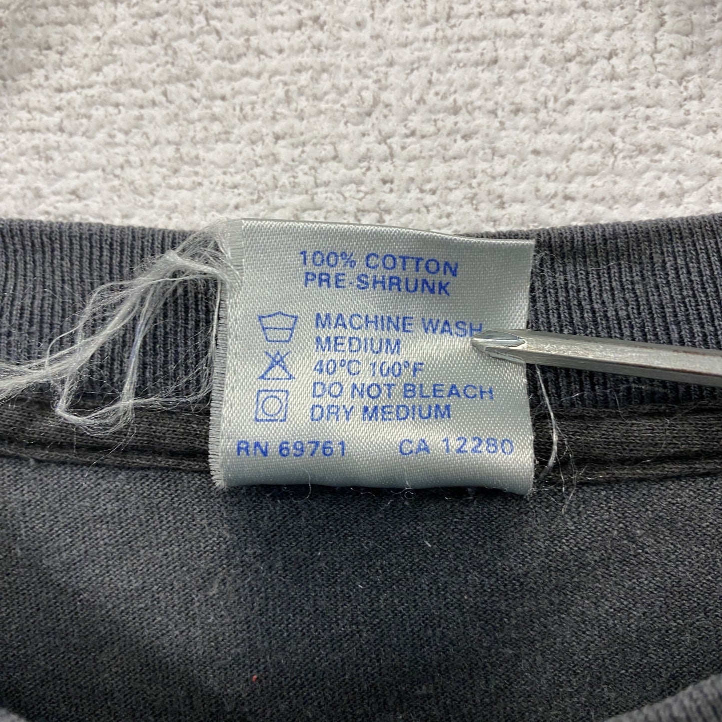 THE BROCKUM GROUP　METALLICA　メタリカ　半袖プリントTシャツ　バンドT　シングルステッチ　黒　ブラック　Lサイズ