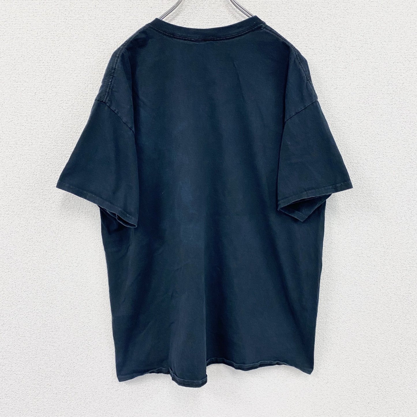 BLUE84　半袖プリントTシャツ　TIGERS　チームロゴ　ユーロ　黒　ブラック　XLサイズ