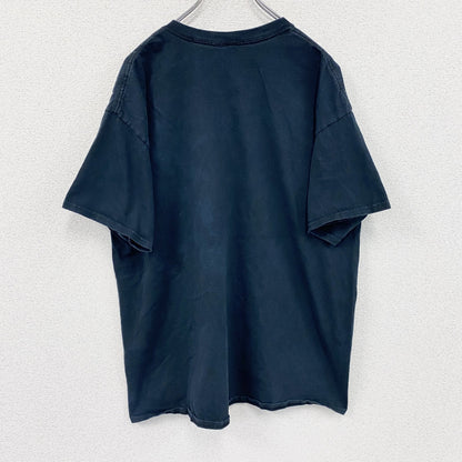 BLUE84　半袖プリントTシャツ　TIGERS　チームロゴ　ユーロ　黒　ブラック　XLサイズ