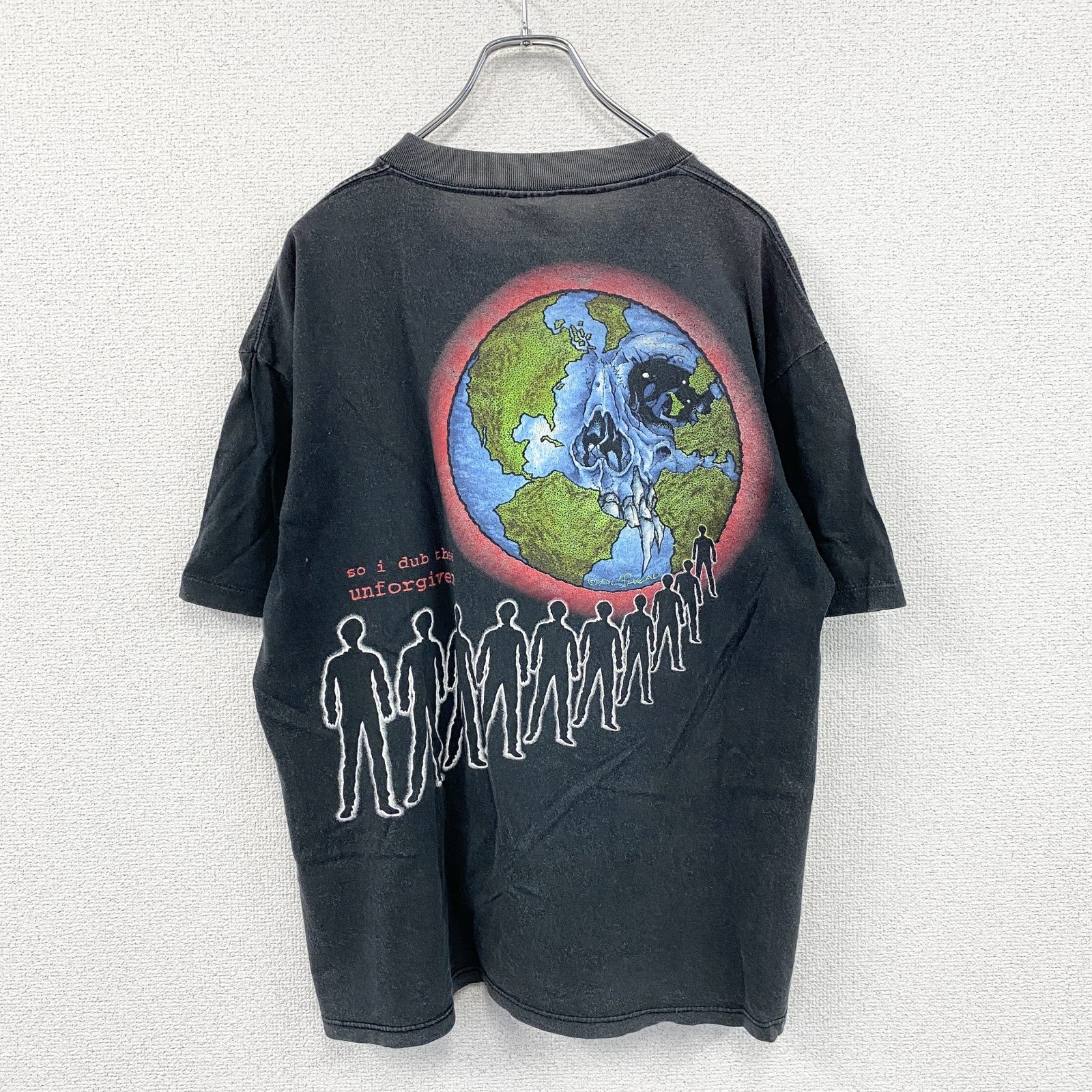 THE BROCKUM GROUP　METALLICA　メタリカ　半袖プリントTシャツ　バンドT　シングルステッチ　黒　ブラック　Lサイズ