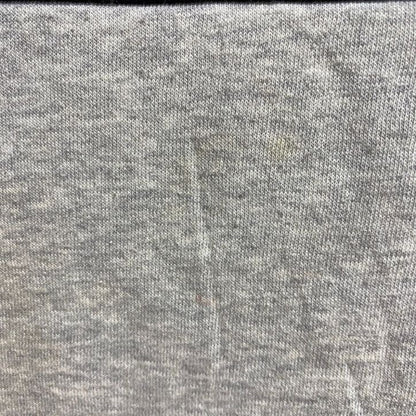 古着 used　adidas　アディダス　長袖フロントプリントパーカー　スウェットプルオーバー　黒　グレー　秋冬服　Mサイズ