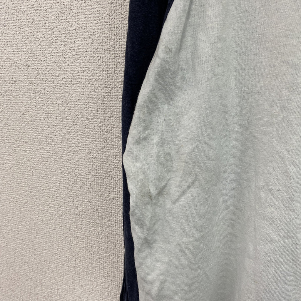 GOHEMP　ゴーヘンプ　長袖Tシャツ/ロンT　ラグラン　水色　ライトブルー　紺　ネイビー　Lサイズ