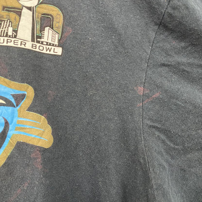 NIKE　ナイキ　PANTHERS　パンサーズ　半袖プリントTシャツ　スウッシュ　黒　ブラック　XLサイズ